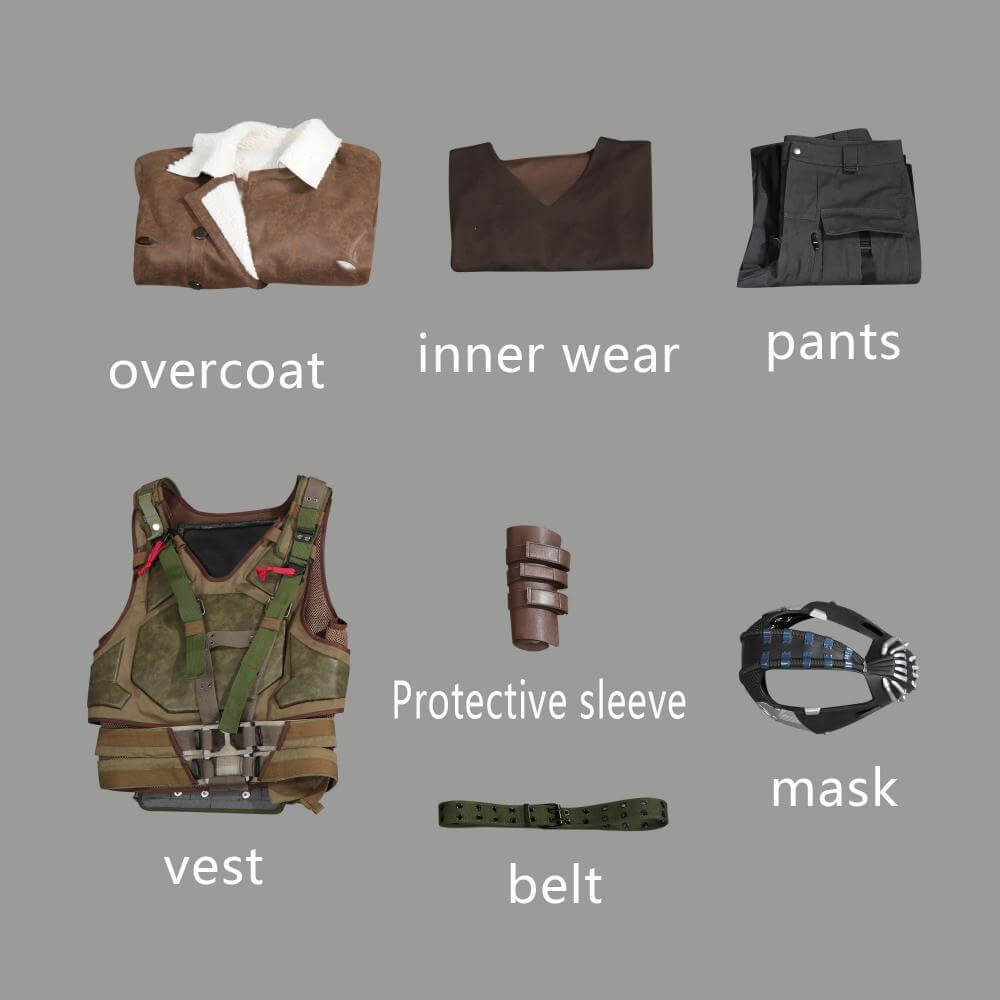 Dark Knight Rises Bane Cosplay Costume Top Level