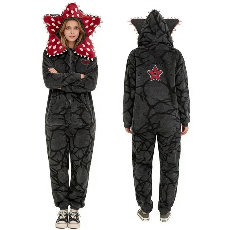 Demogorgon Pajamas Cosplay Costume Jumpsuit