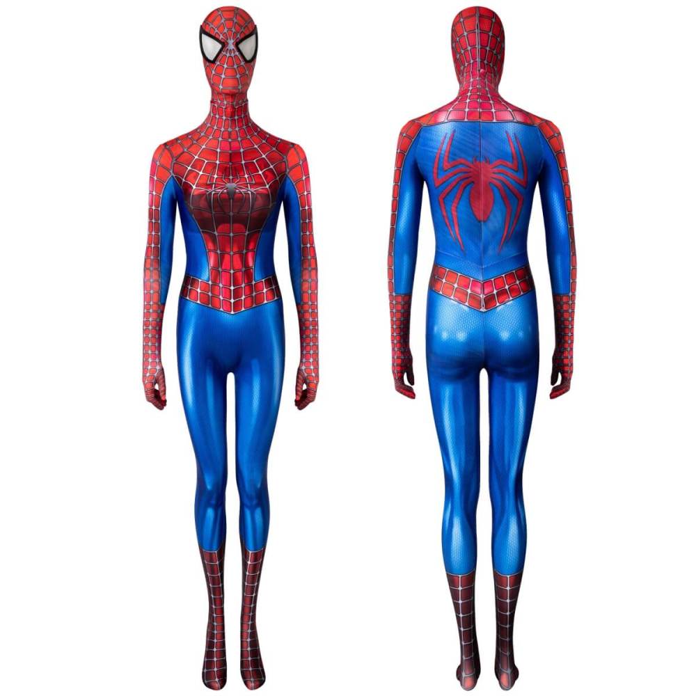 Spider-Man 2 Tobey Maguire Female Jumpsuit Cosplay Costume