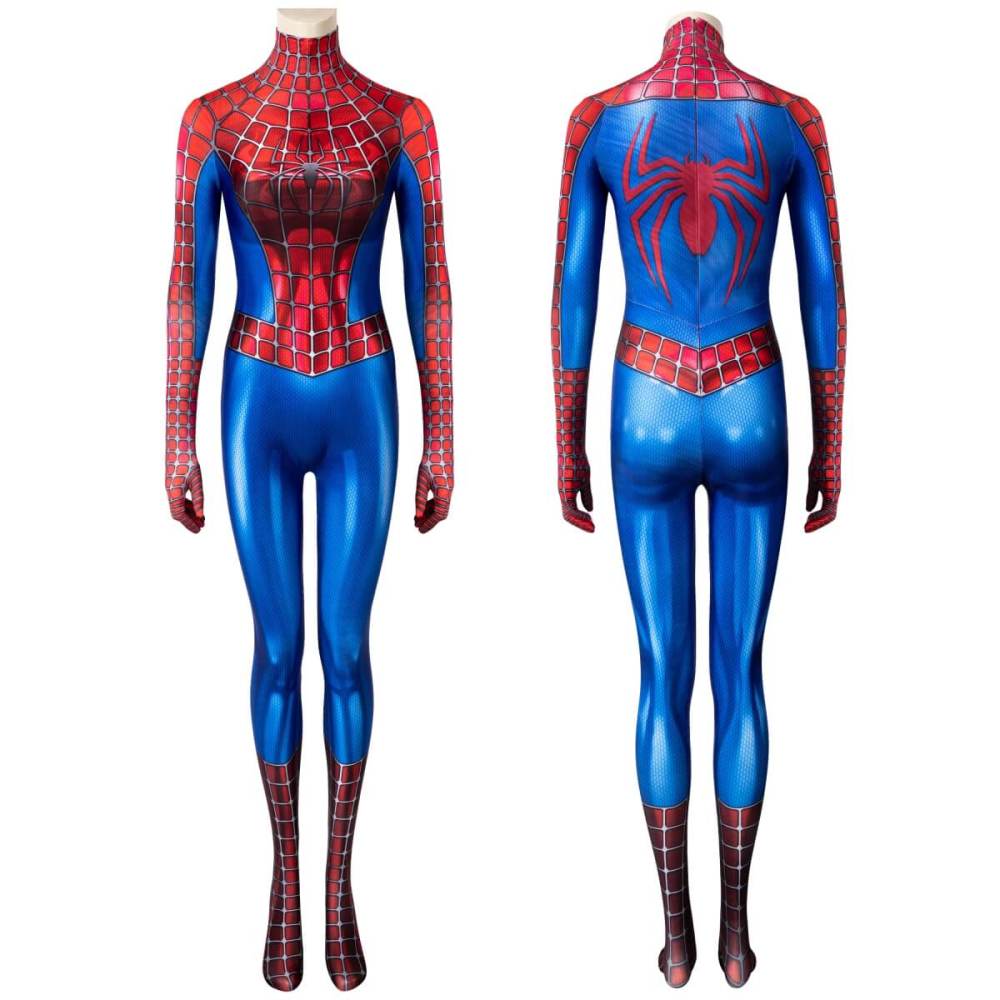 Spider-Man 2 Tobey Maguire Female Jumpsuit Cosplay Costume