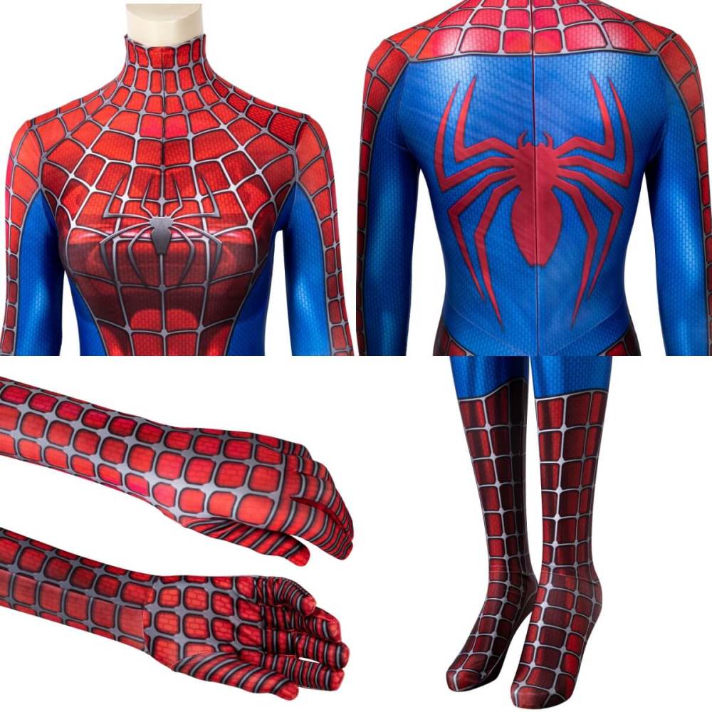 Spider-Man 2 Tobey Maguire Female Jumpsuit Cosplay Costume