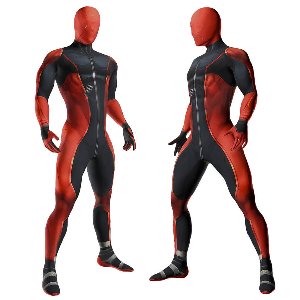 Marvel Rivals Deadpool Undersuit Cosplay Costume Printed Style