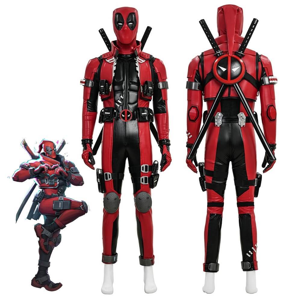 Marvel Rivals Deadpool Cosplay Costume Top Level