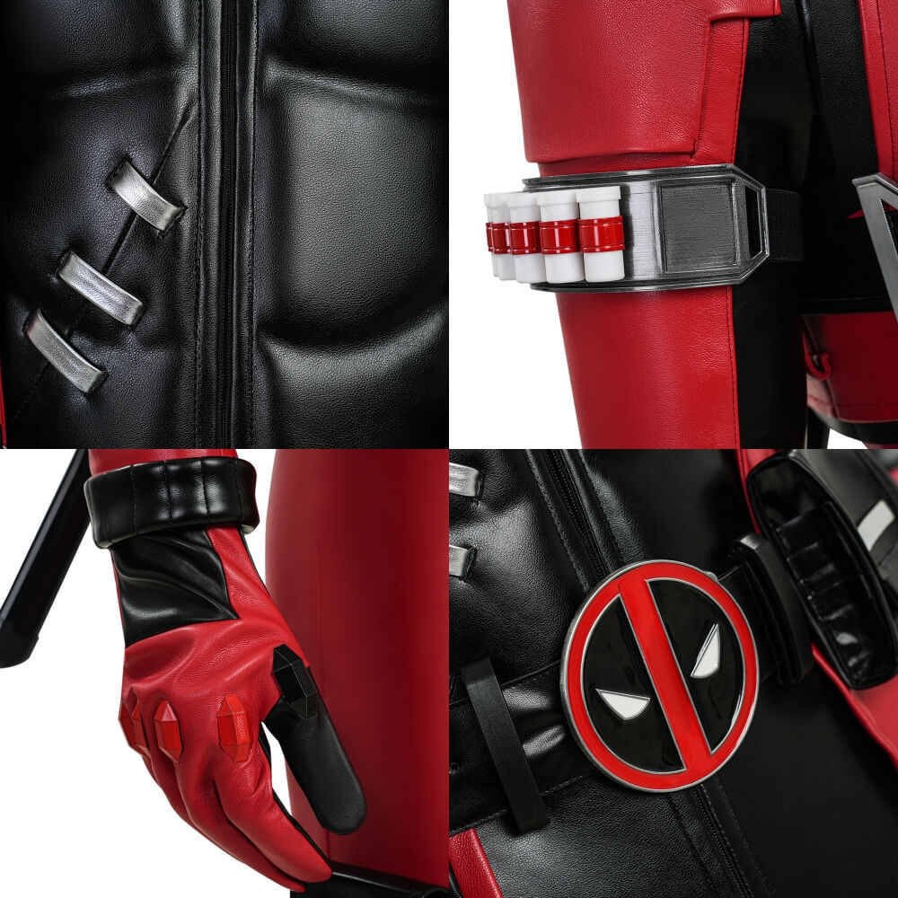 Marvel Rivals Deadpool Cosplay Costume Top Level
