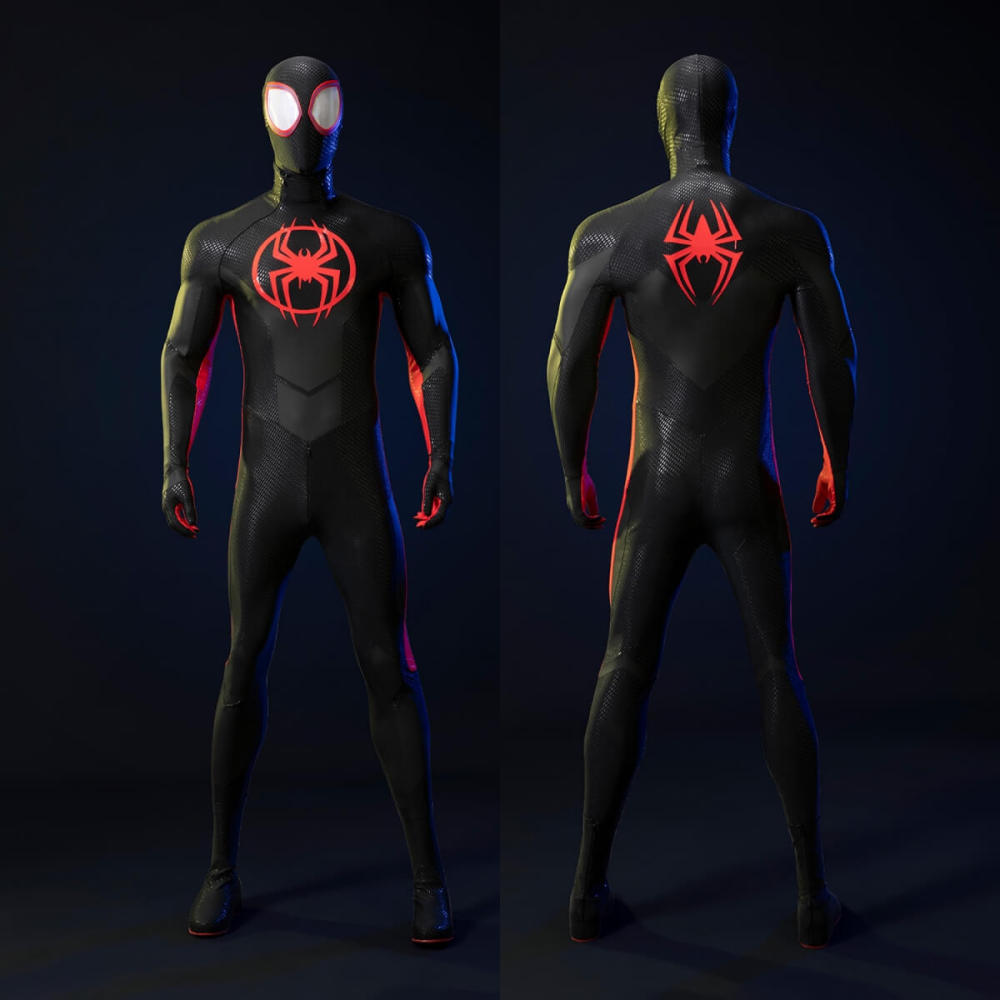 Spider-Man Across the Spider-Verse Miles Morales Cosplay Costume Top Level