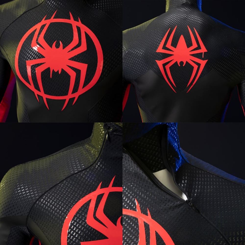 Spider-Man Across the Spider-Verse Miles Morales Cosplay Costume Top Level