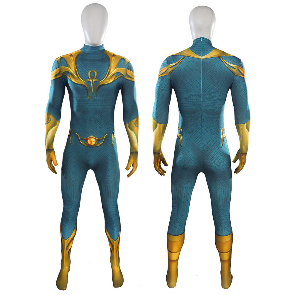 Doctor Fate Jumpsuit Black Adam Cosplay Costume Printed Style