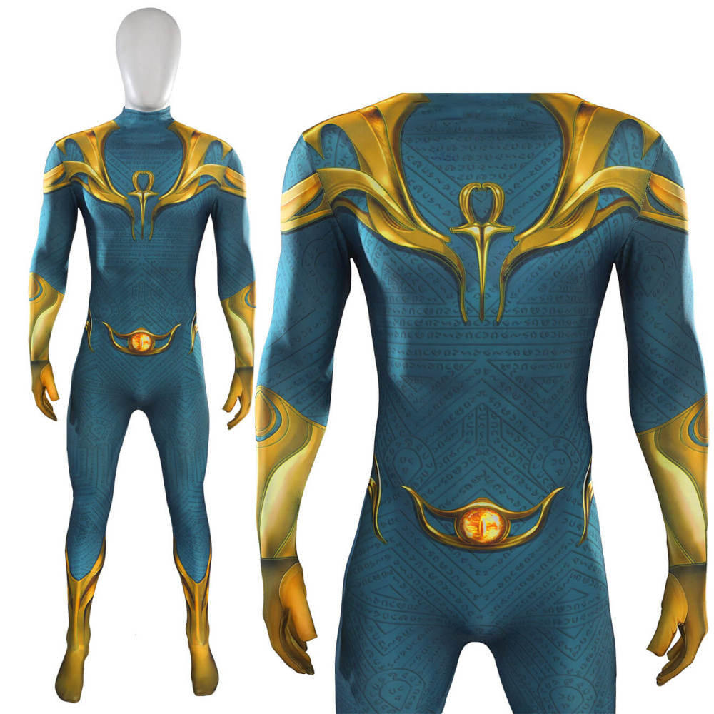 Doctor Fate Jumpsuit Black Adam Cosplay Costume Printed Style