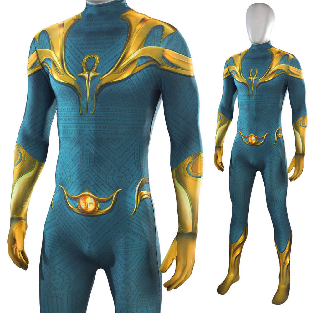 Doctor Fate Jumpsuit Black Adam Cosplay Costume Printed Style