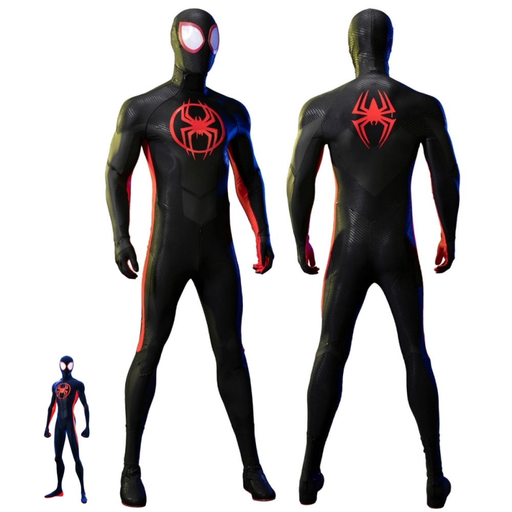 Spider-Man Across the Spider-Verse Miles Morales Cosplay Costume Top Level