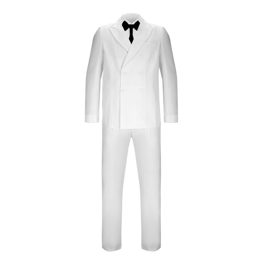 Colonel Sanders White Suit Cosplay Costume
