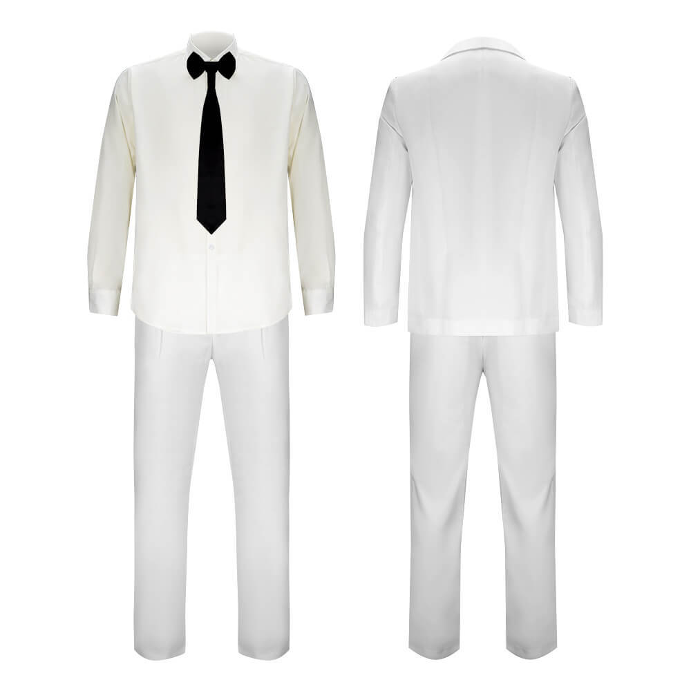 Colonel Sanders White Suit Cosplay Costume