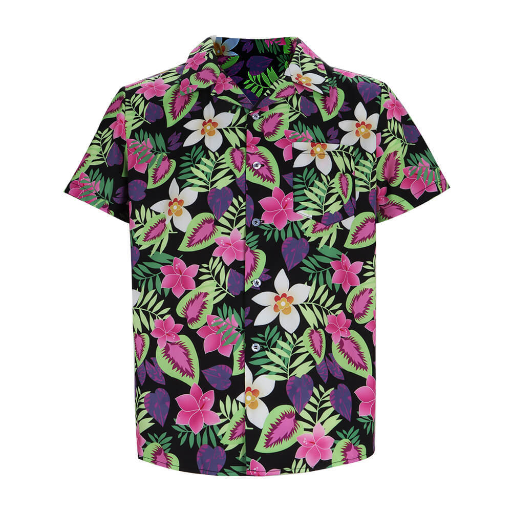 The Goonies Chunk Hawaiian Shirt Cosplay Costume Short Sleeve