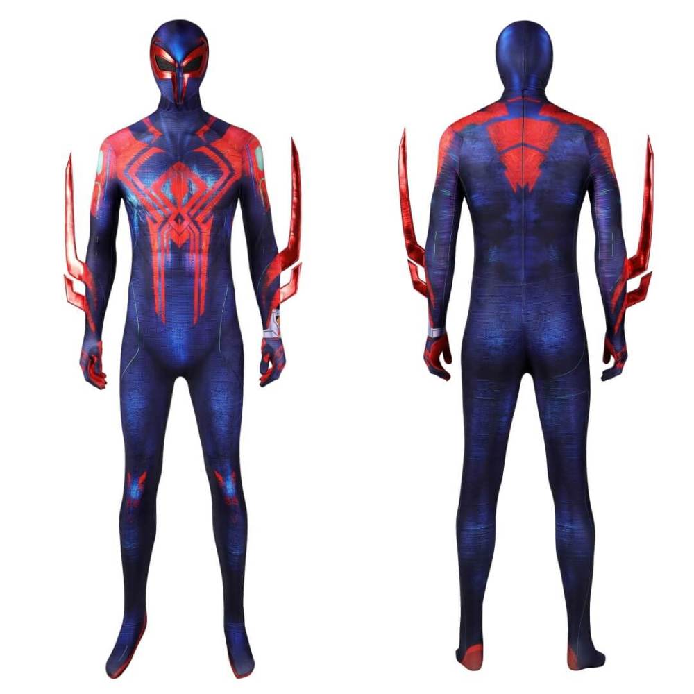Across the Spider-Verse Spiderman 2099 Cosplay Costume Miguel O'Hara
