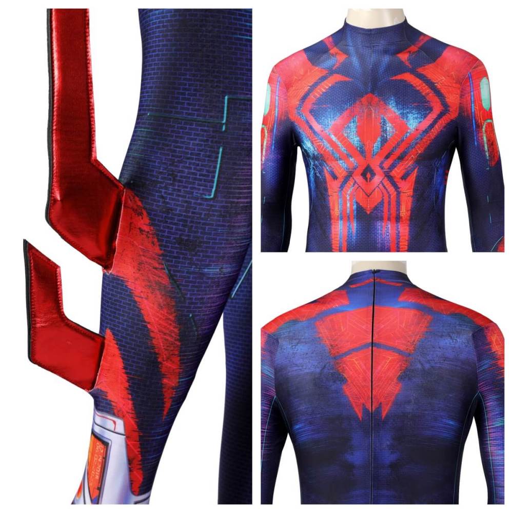 Across the Spider-Verse Spiderman 2099 Cosplay Costume Miguel O'Hara