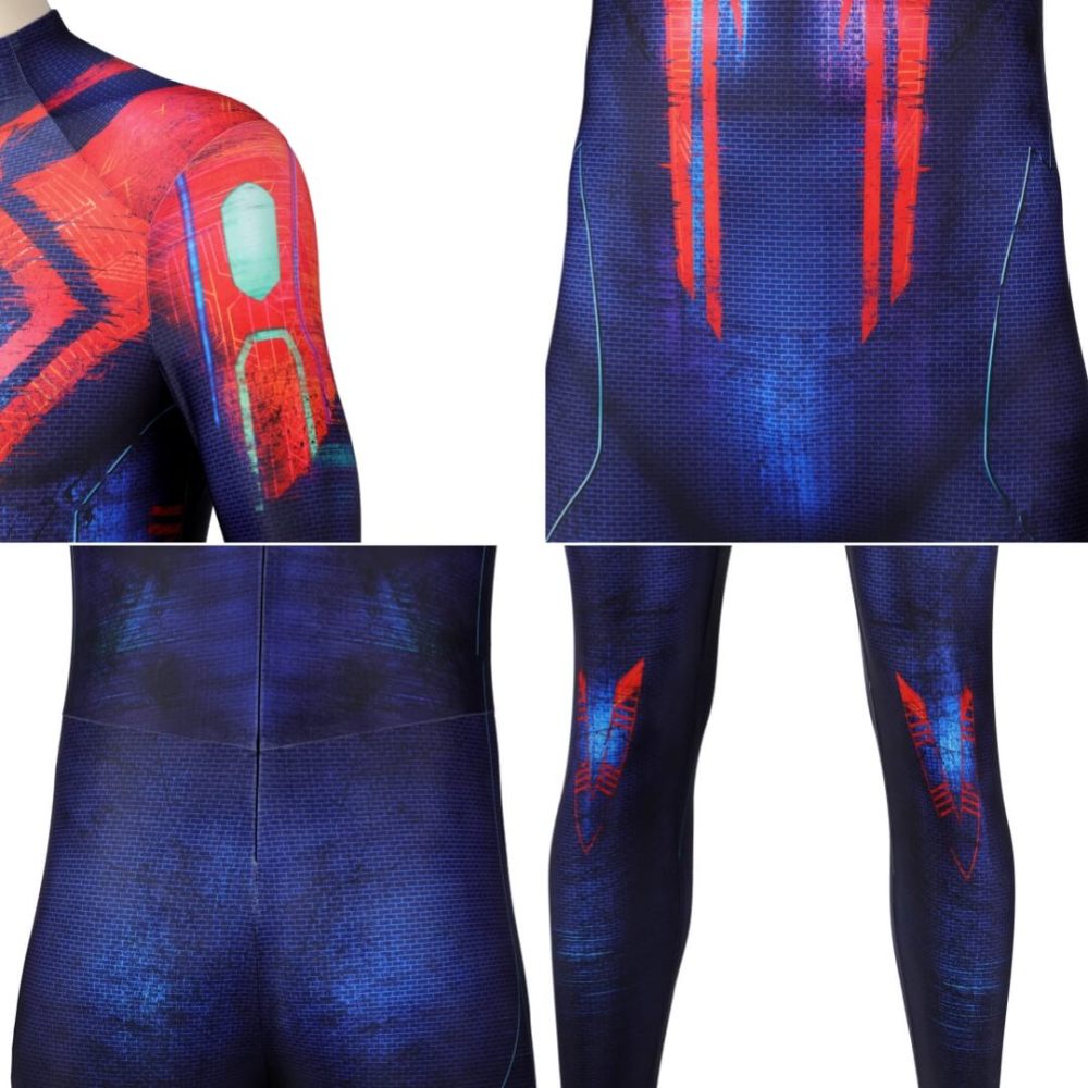 Across the Spider-Verse Spiderman 2099 Cosplay Costume Miguel O'Hara