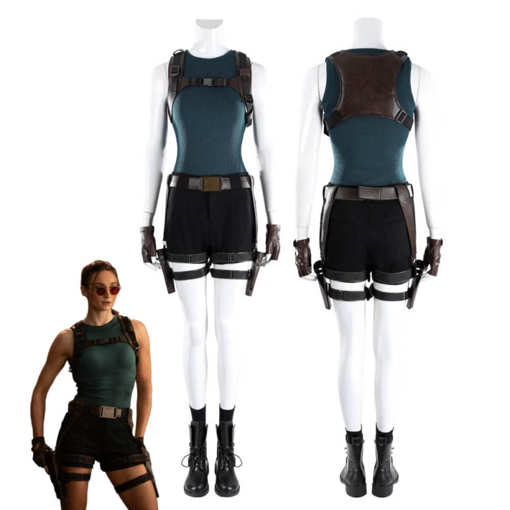Tomb Raider Live-Action Movie Lara Croft Cosplay Costume