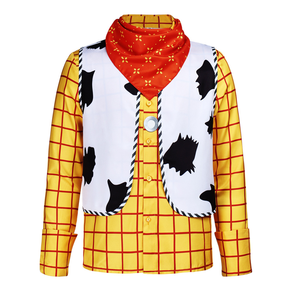 Toy Story Woody Cowboy Tops Cosplay Costume