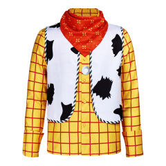 Toy Story Woody Cowboy Tops Cosplay Costume