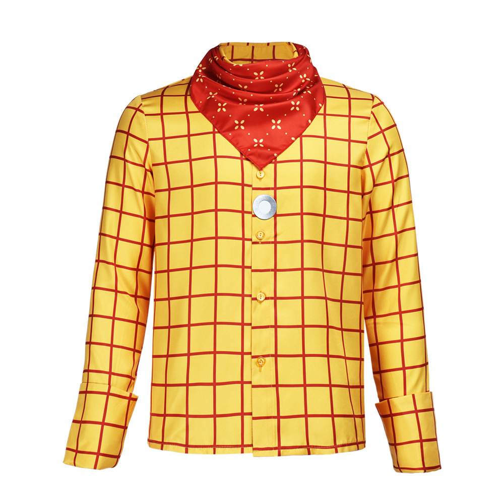 Toy Story Woody Cowboy Tops Cosplay Costume