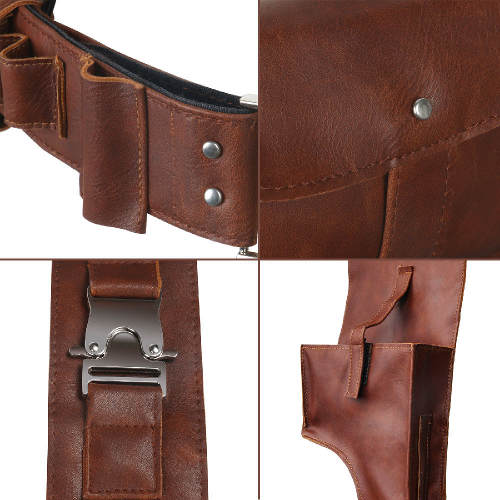 The Mandalorian 2 Din Djarin Adjustable Leather Belt With Pocket Cosplay Props