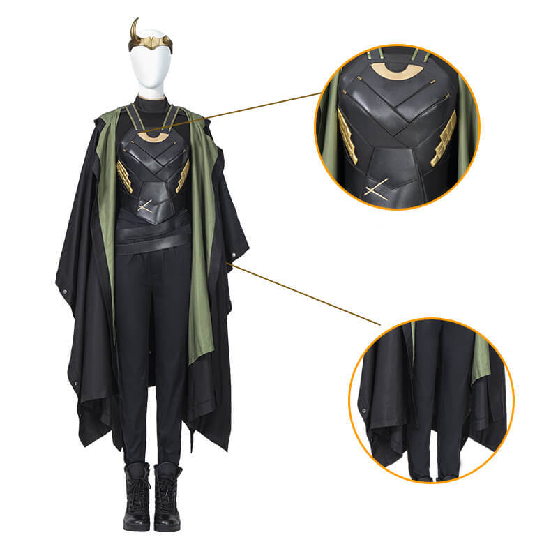 Hallowcos Loki 2021 Lady Loki Sylvie Lushton Cosplay Costume Upgrade