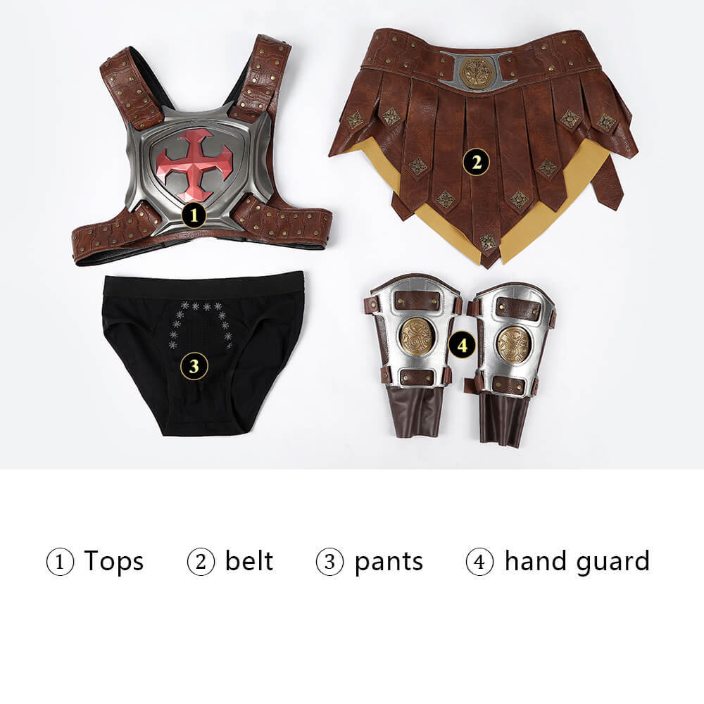 Masters of the Universe He-Man Adam Glenn Cosplay Costume 2026 Movie