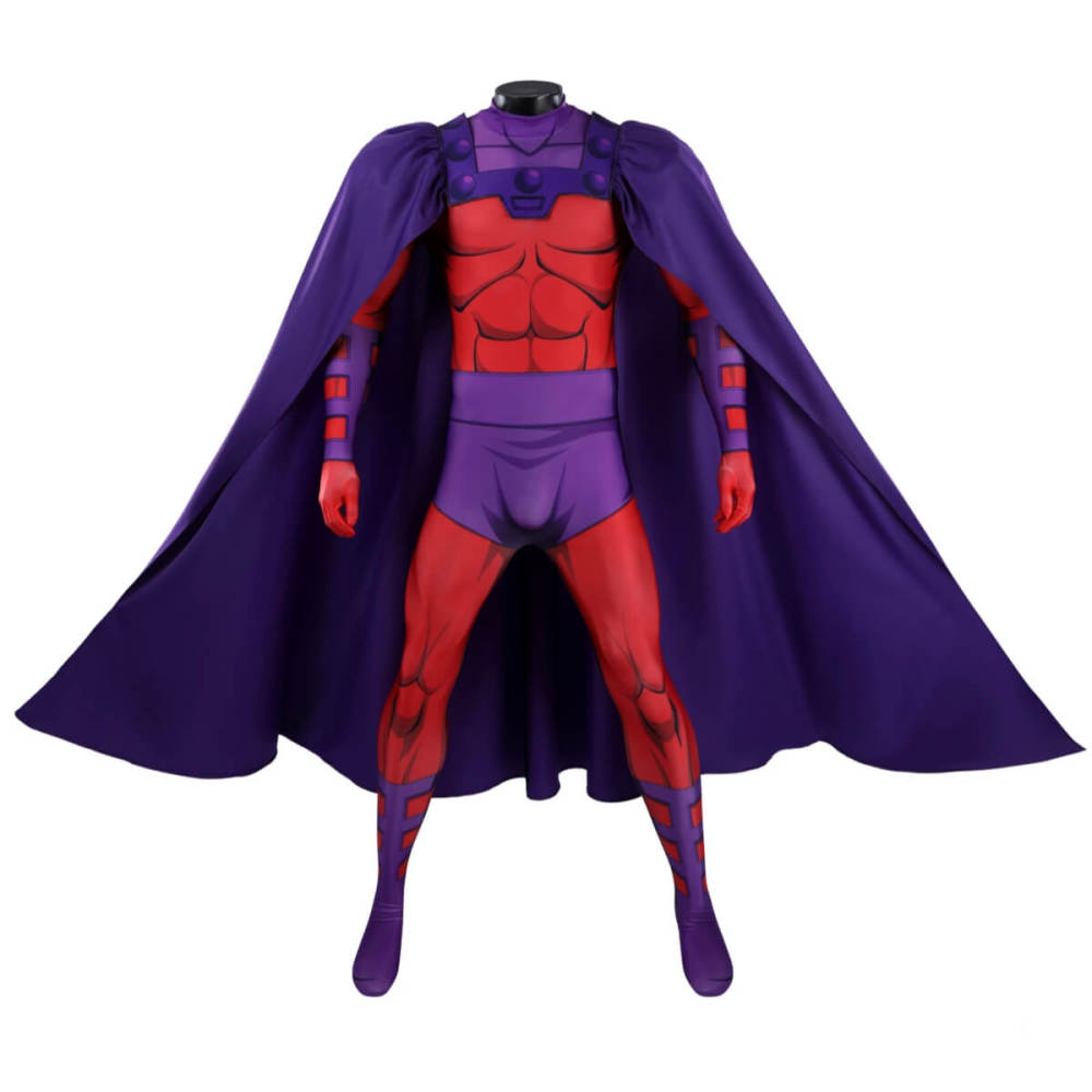 X-Men 97 Magneto Cosplay Costume with Helmet