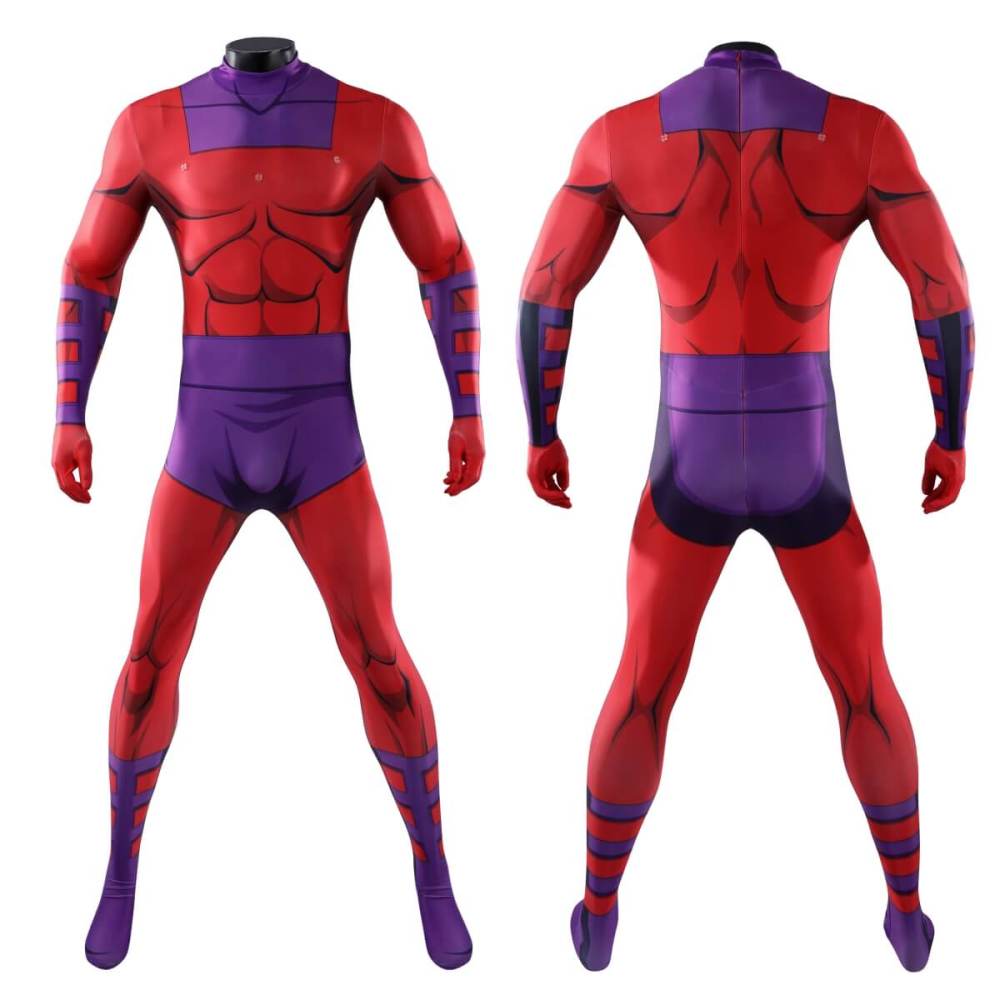 X-Men 97 Magneto Cosplay Costume with Helmet