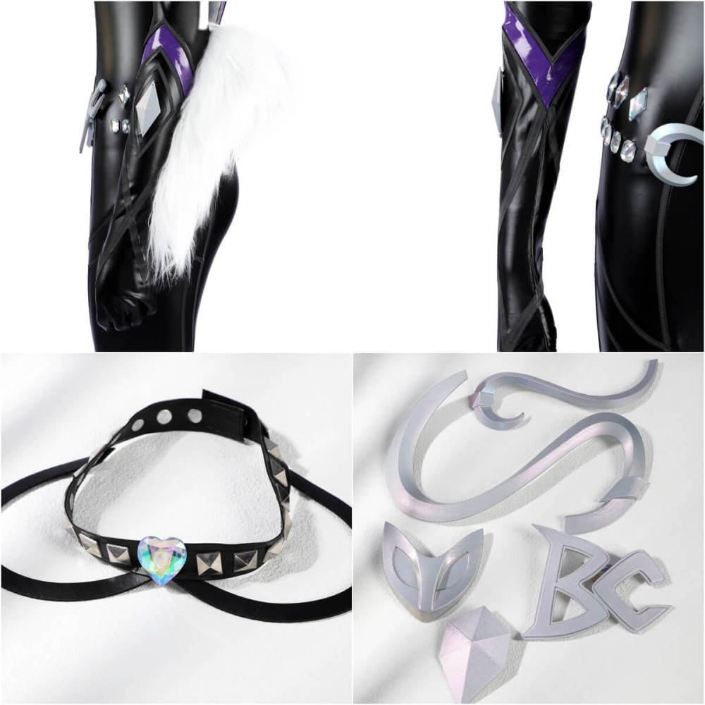 Black Cat Default Style Suit Cosplay Costume Marvel Rivals