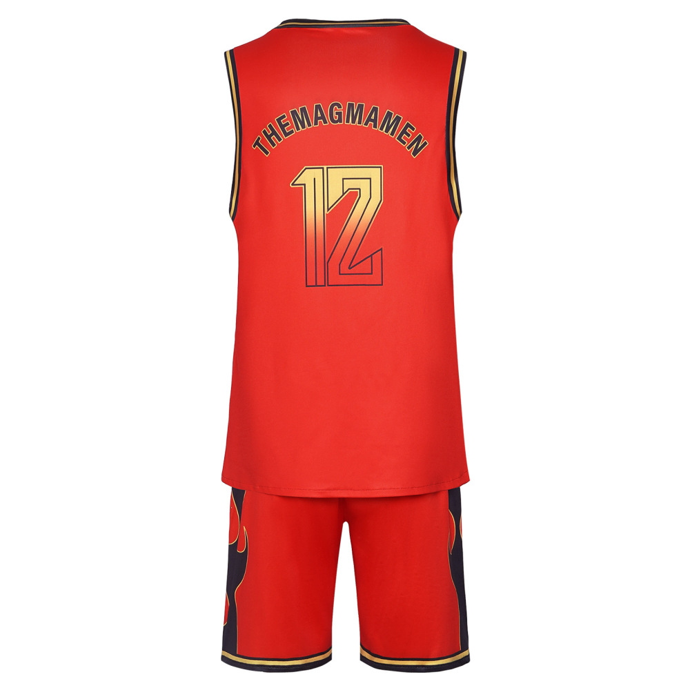 GOAT Movie Mane Magma Basketball Jersey for Kids Adults