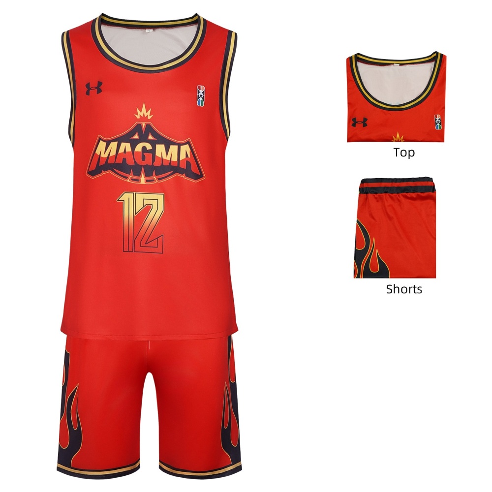 GOAT Movie Mane Magma Basketball Jersey for Kids Adults