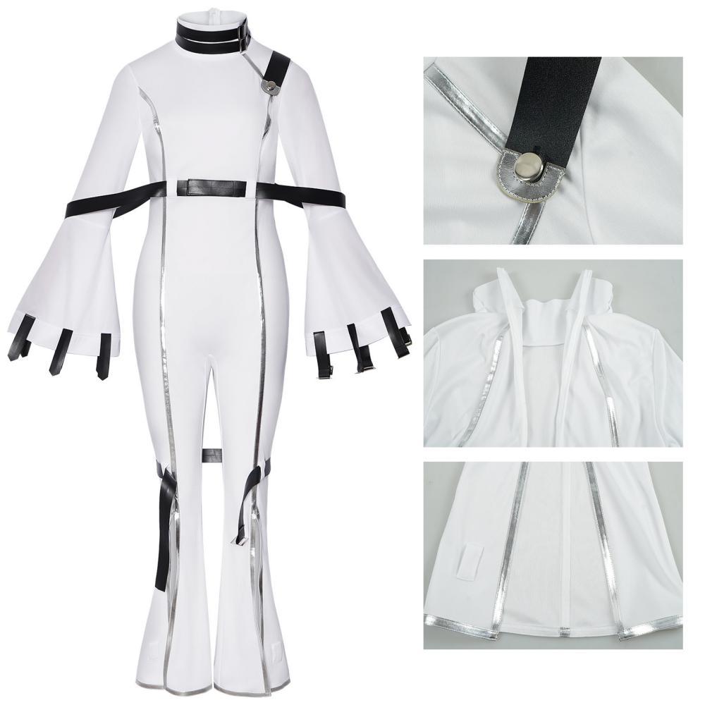 Code Geass C.C. White Jumpsuit Cosplay Costume