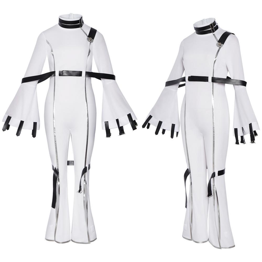 Code Geass C.C. White Jumpsuit Cosplay Costume