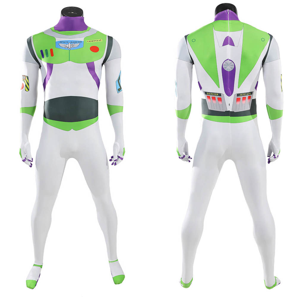 Toy Story Buzz Lightyear Cosplay Costume Printed Bodysuit