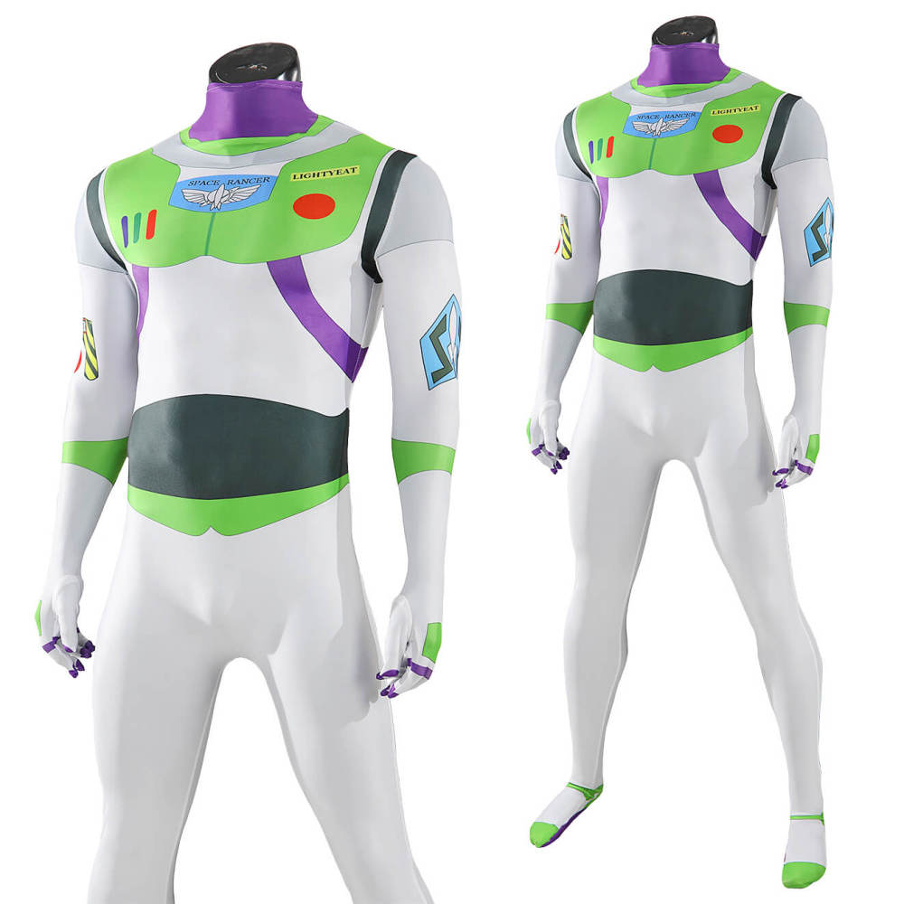 Toy Story Buzz Lightyear Cosplay Costume Printed Bodysuit