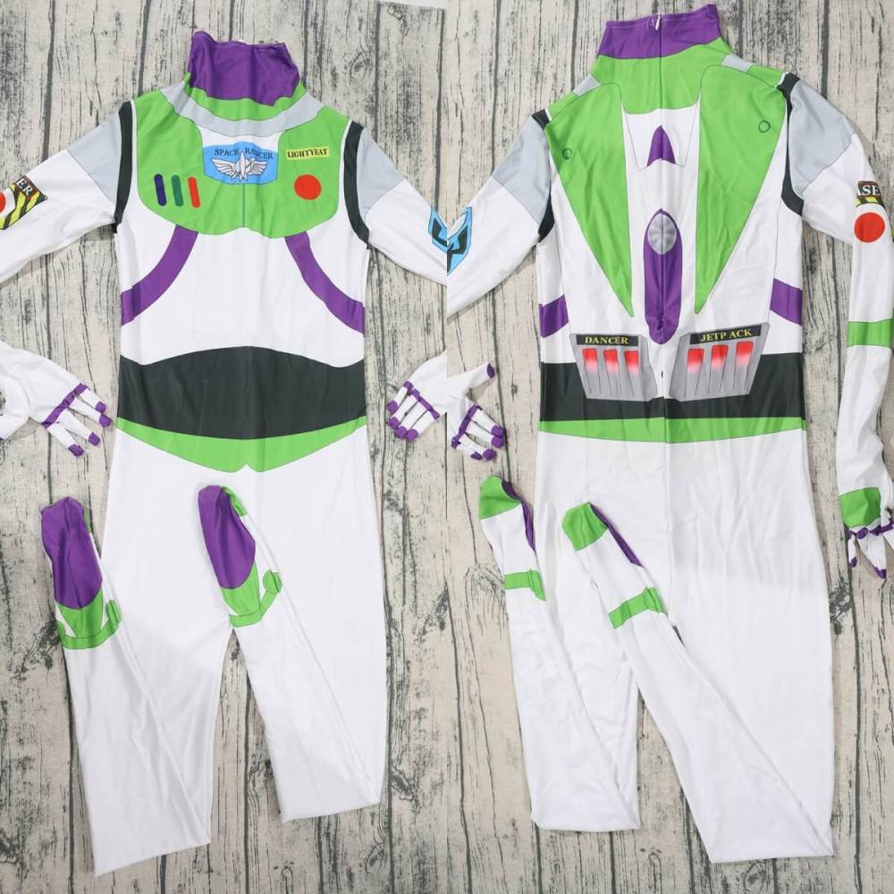 Toy Story Buzz Lightyear Cosplay Costume Printed Bodysuit