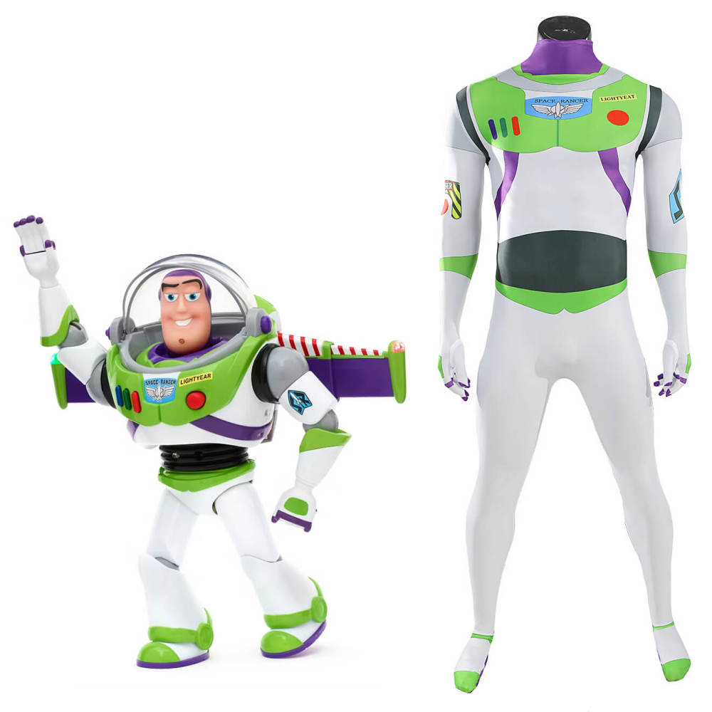Toy Story Buzz Lightyear Cosplay Costume Printed Bodysuit