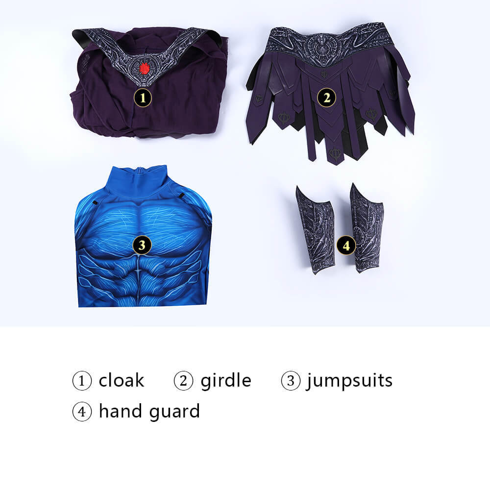 Masters of the Universe 2026 Skeletor Cosplay Costume