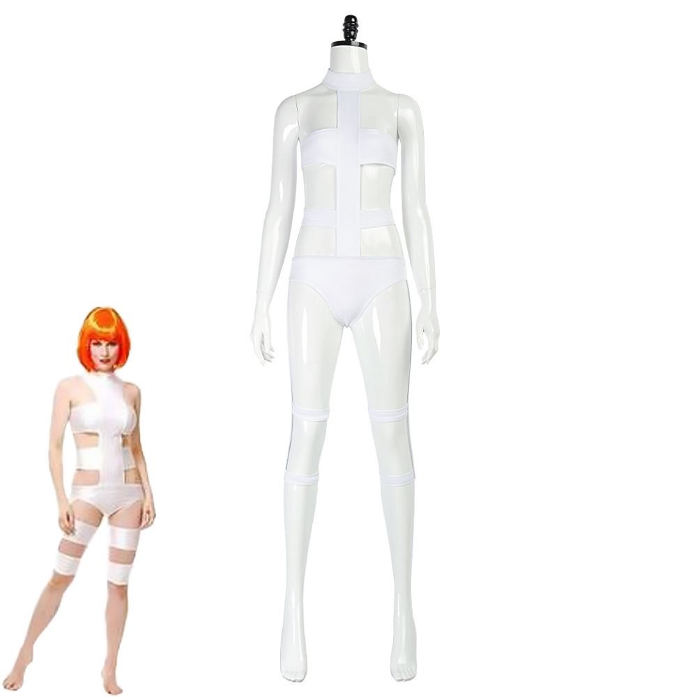 The Fifth 5th Element Leeloo White Cosplay Costume Cosplay Costume