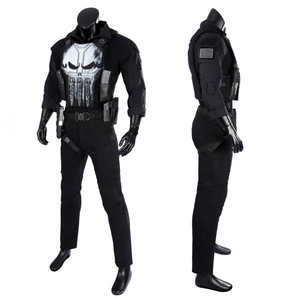 Spider-Man: Brand New Day The Punisher Cosplay Costume