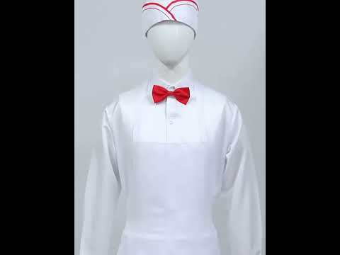 Ice Cream Man 2026 White Uniform Cosplay Costume for Halloween