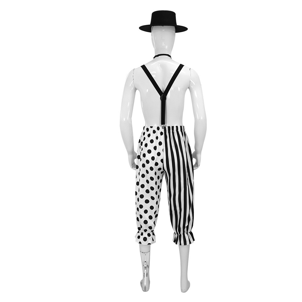 Pantomime Clown Cosplay Costume for Halloween