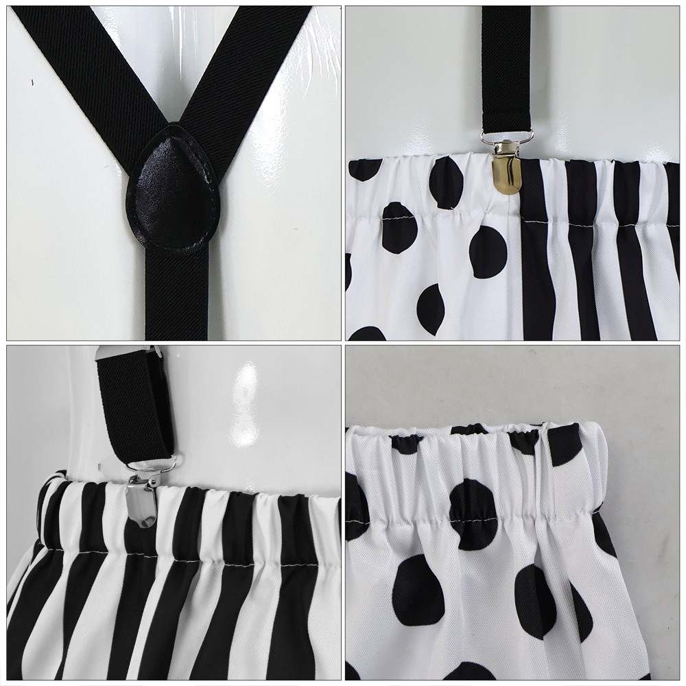 Pantomime Clown Cosplay Costume for Halloween