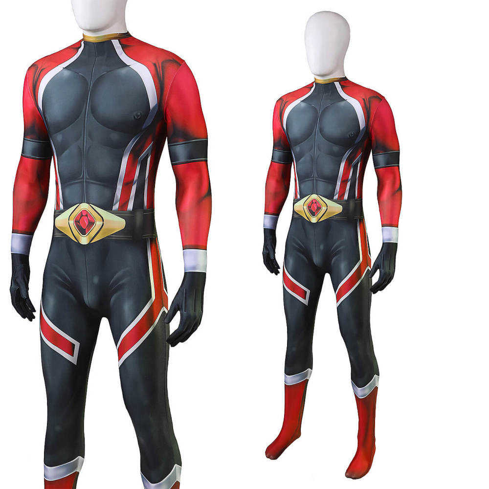 Battle Blaze Tomoki Akaishi Cosplay Costume Blaze Red
