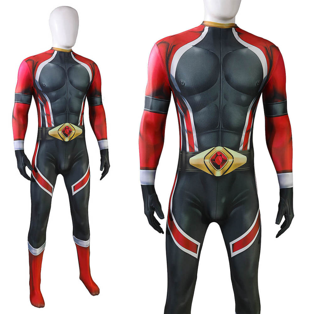 Battle Blaze Tomoki Akaishi Cosplay Costume Blaze Red