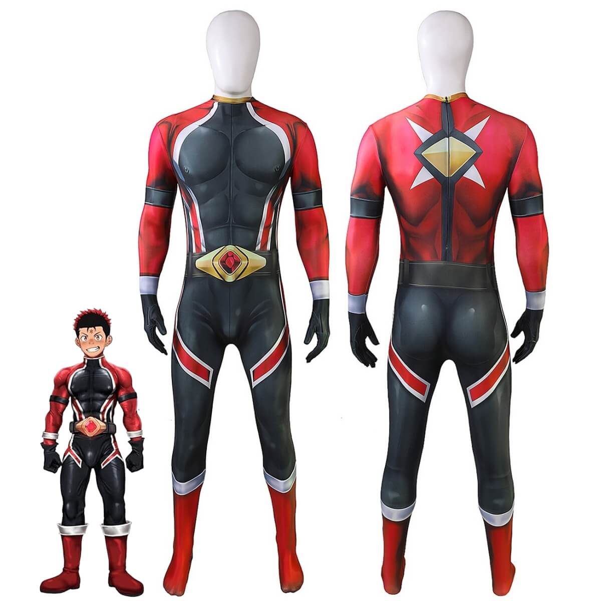Battle Blaze Tomoki Akaishi Cosplay Costume Blaze Red