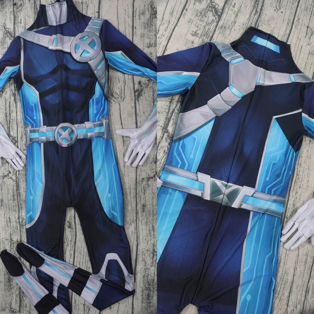 Marvel Rivals Cyclops Cosplay Costume Futuristic Focus Skin