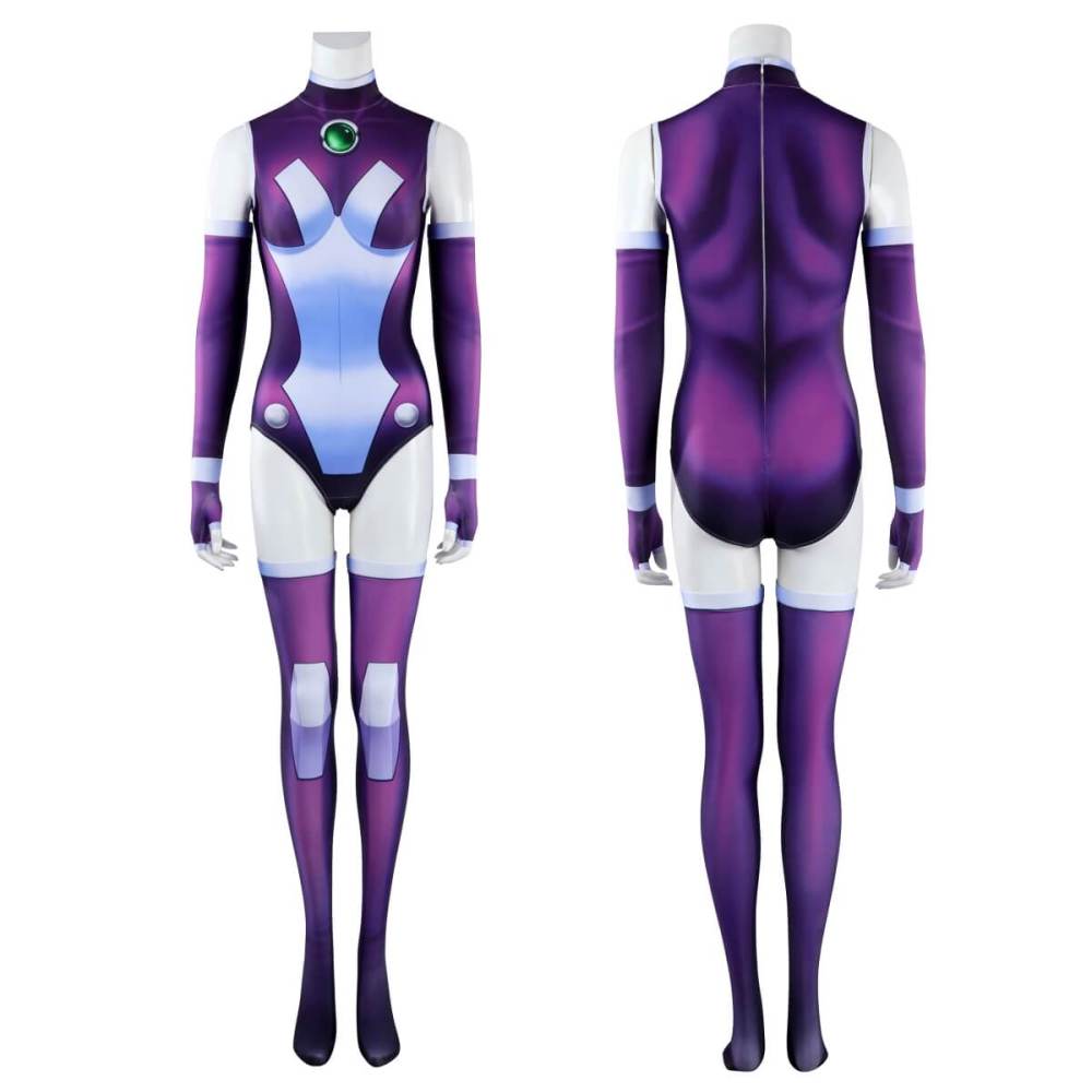Starfire Cosplay Costume Princess Koriand'r Hallowcos