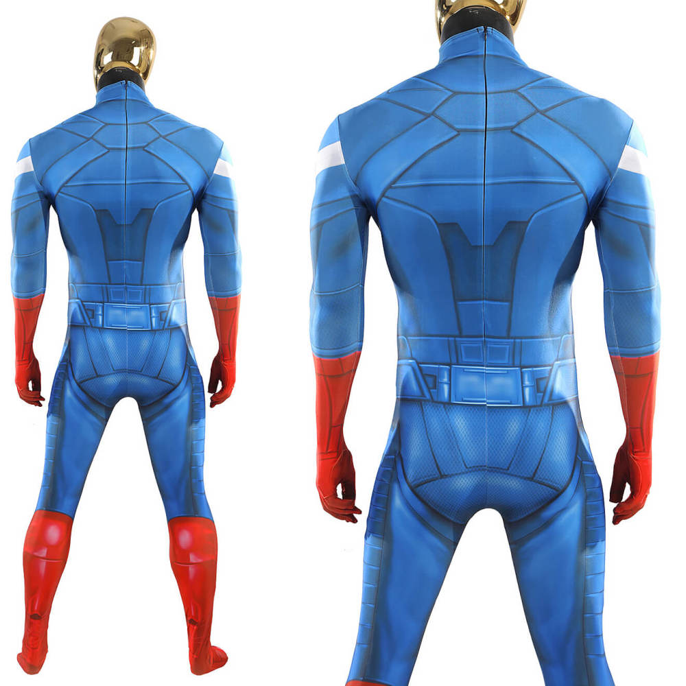 Avengers 5 Doomsday Sam Wilson Captain America Cosplay Costume Jumpsuit